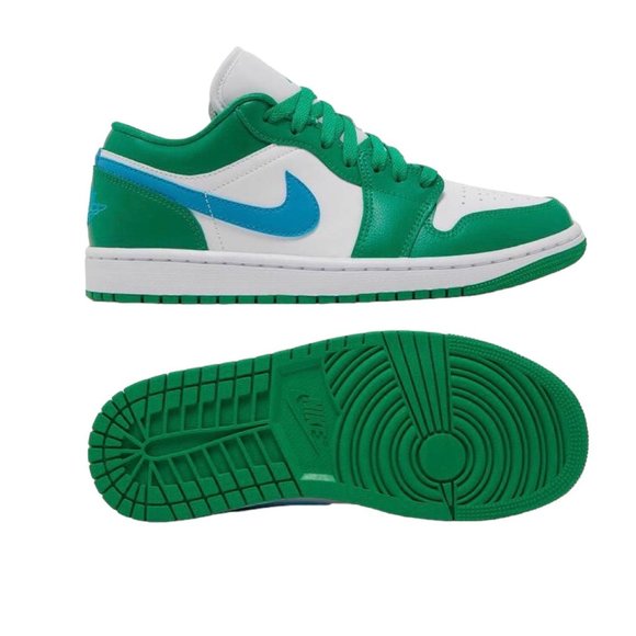 Womens Air Jordan 1 Low Lucky Green Basketball Shoes Size 11 DC0774 304 NEW - Picture 1 of 7
